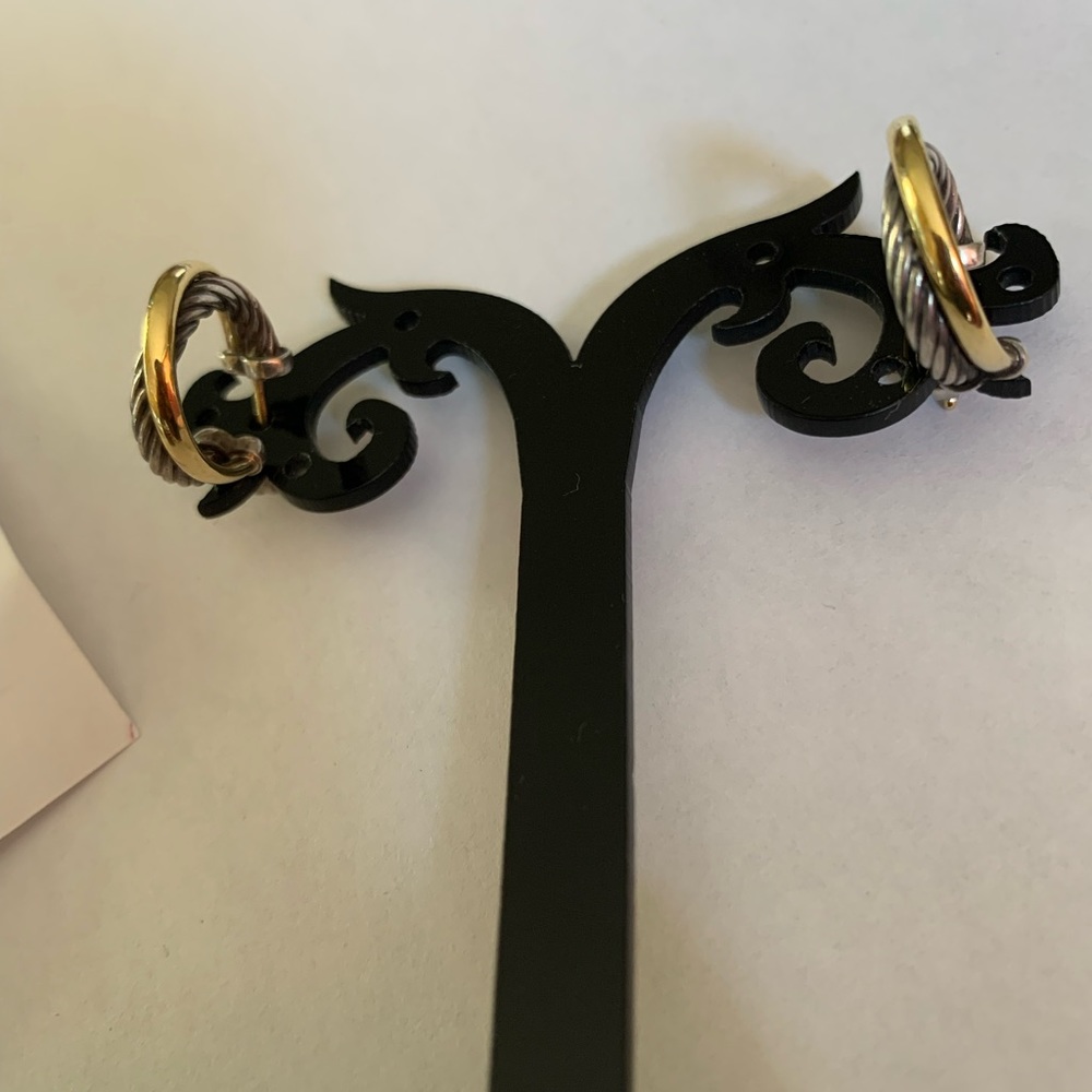 David Yurman small hoop earrings